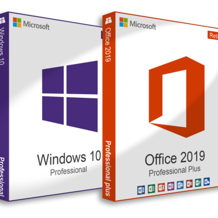 Microsoft Windows 10 Professional + Microsoft Office 2019 Professional Plus