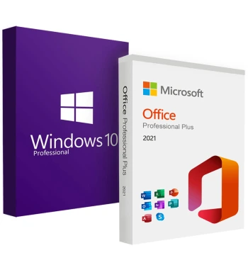 Microsoft Windows 10 Professional + Microsoft Office 2021 Professional Plus