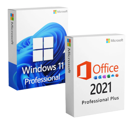 Microsoft Windows 11 Professional + Microsoft Office 2021 Professional Plus